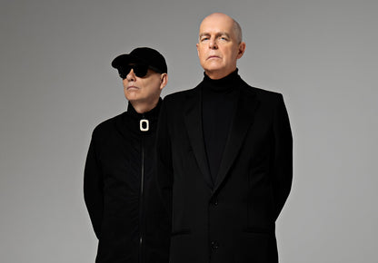 Pet Shop Boys Black Suits | Neil Tennant & Chris Lowe | Synth-Pop Music Poster - Music Poster