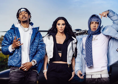 N-Dubz Group Photo | Dappy Tulisa & Fazer with Helicopter | Hip Hop Trio Poster - Music Poster