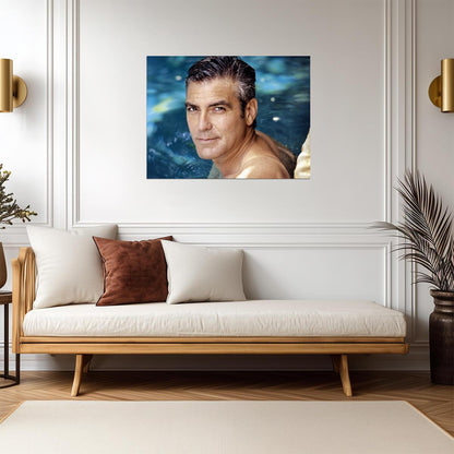 George Clooney | Modern Art Print | Fan Gift Poster - Celebrities Poster