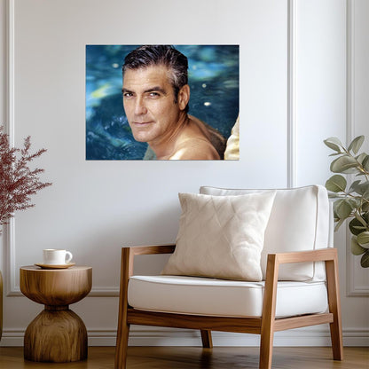 George Clooney | Modern Art Print | Fan Gift Poster - Celebrities Poster