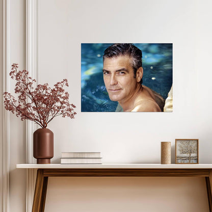 George Clooney | Modern Art Print | Fan Gift Poster - Celebrities Poster