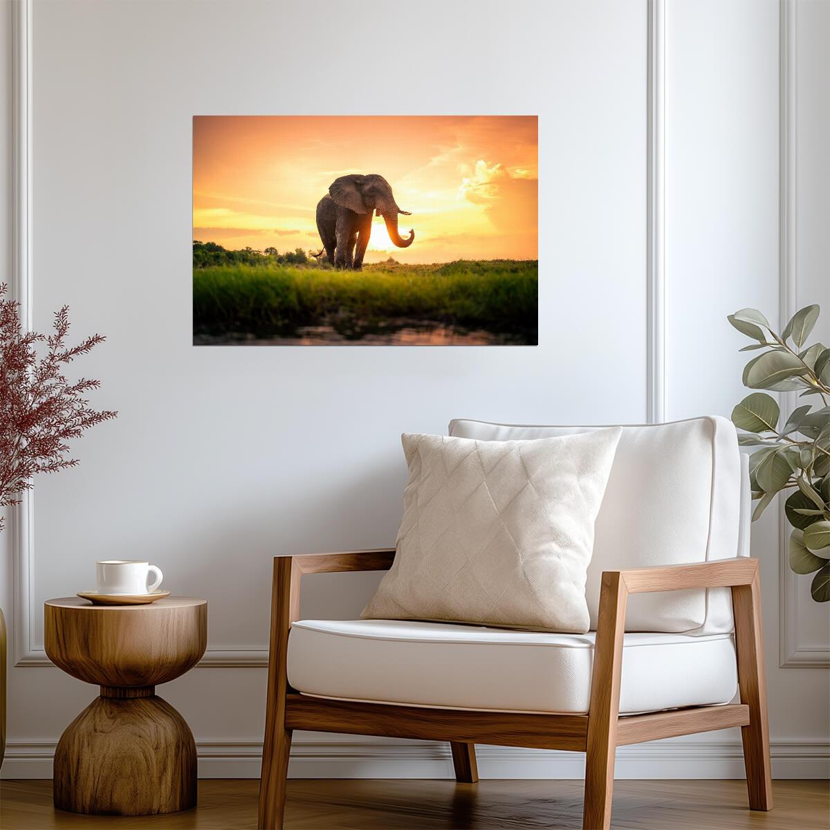 Elephant | Safari Animal Print | Nature Poster - Photography Poster