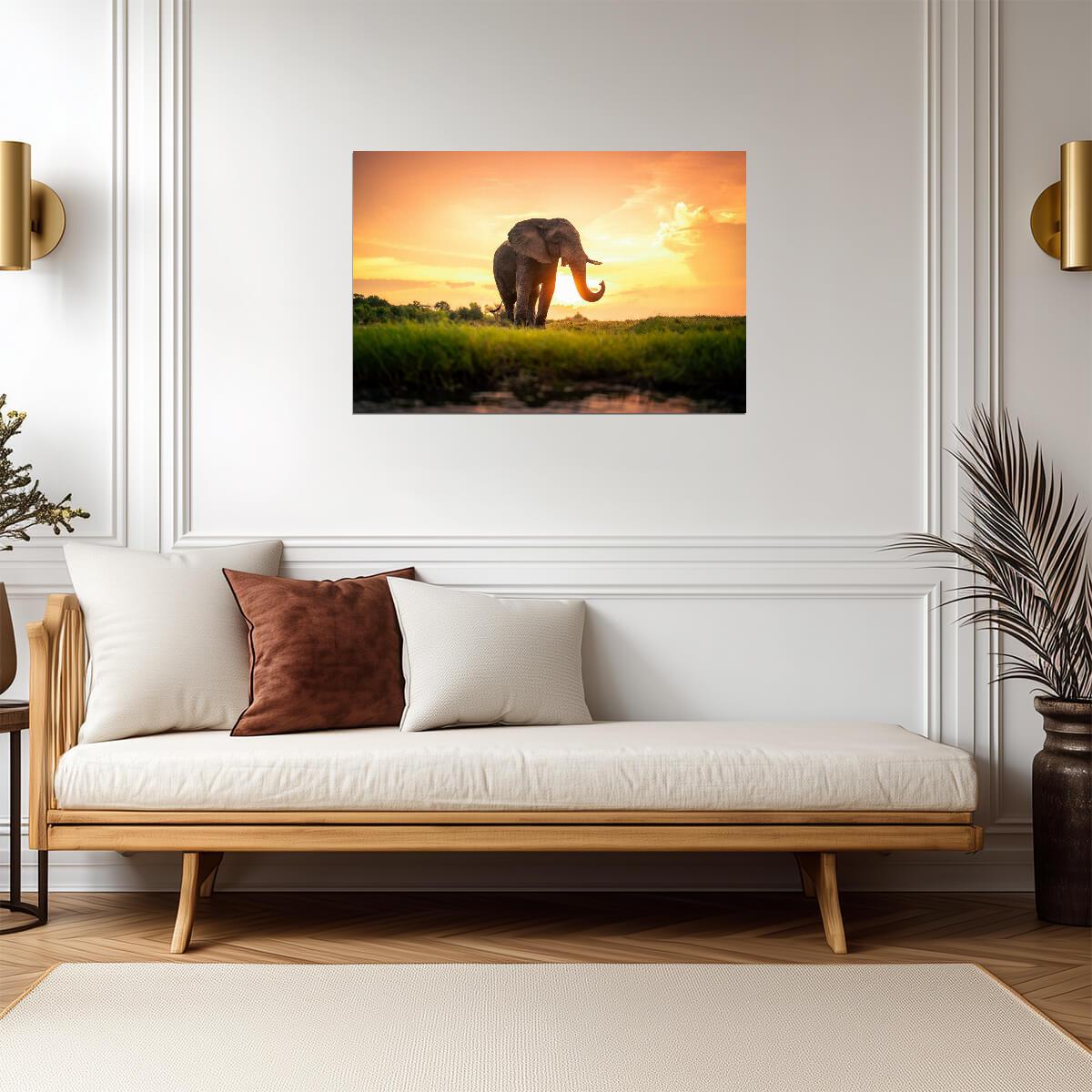 Elephant | Safari Animal Print | Nature Poster - Photography Poster
