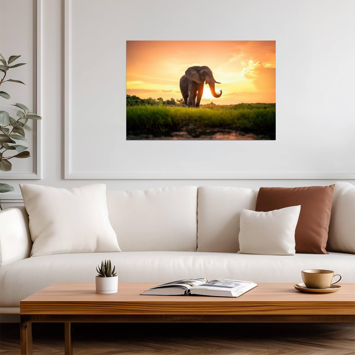 Elephant | Safari Animal Print | Nature Poster - Photography Poster