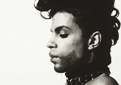 Prince Profile Portrait | Black and White Photography | Music Legend Poster - Music Poster