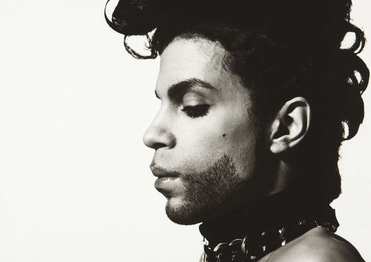 Prince Profile Portrait | Black and White Photography | Music Legend Poster - Music Poster
