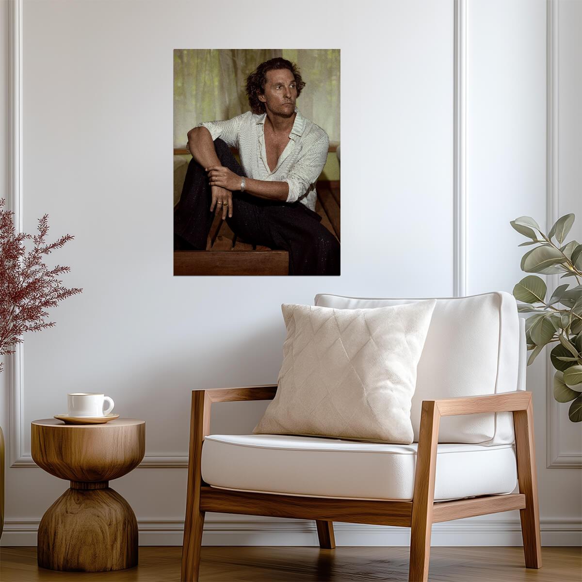 Matthew McConaughey Print | Actor Poster - Celebrities Poster