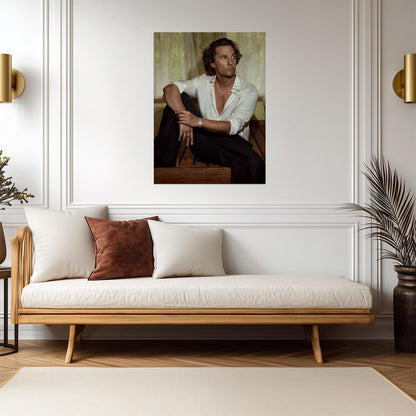 Matthew McConaughey Print | Actor Poster - Celebrities Poster