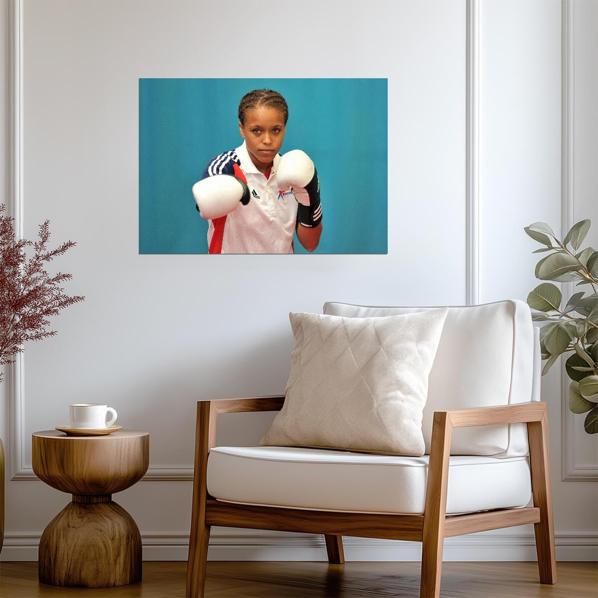 Natasha Jonas British Boxing Legend | Women's Combat Sports Poster | Team GB Fighter Photo - Sports Poster