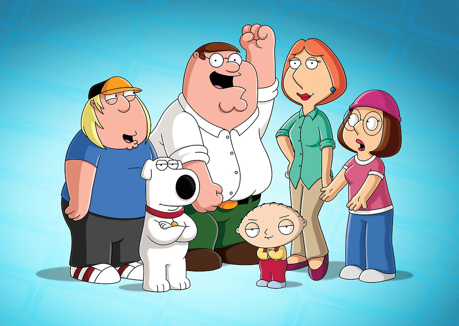 Family Guy The Griffin Family | Animated TV Show Poster | Peter Lois Stewie Brian Fan Art - Movies & TV Poster