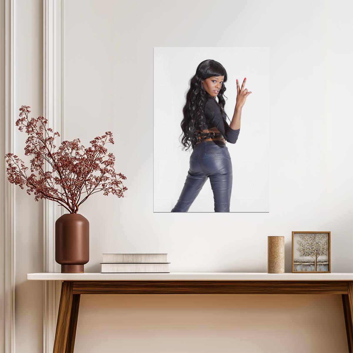 Azealia Banks | Rapper Portrait | Hip Hop Music Poster - Music Poster