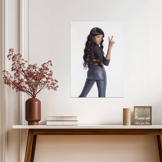 Azealia Banks | Rapper Portrait | Hip Hop Music Poster - Music Poster