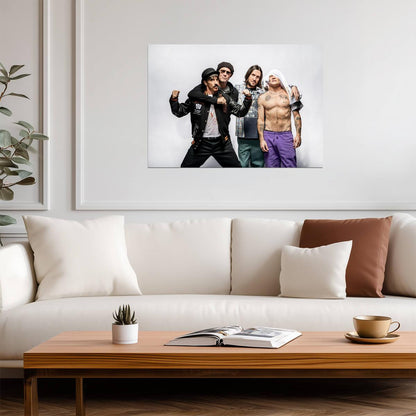 Red Hot Chili Peppers Group Hug | Studio Portrait | Rock Band Fan Gift Poster - Music Poster