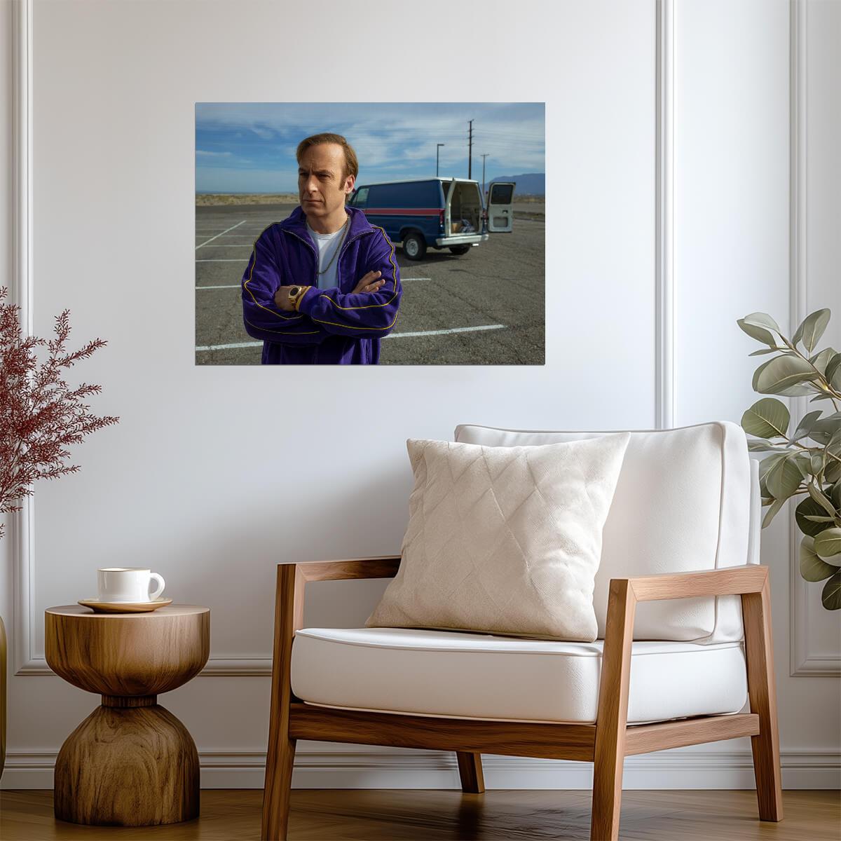 Better Call Saul Goodman | Purple Tracksuit Poster | TV Show Wall Art - Movies & TV Poster