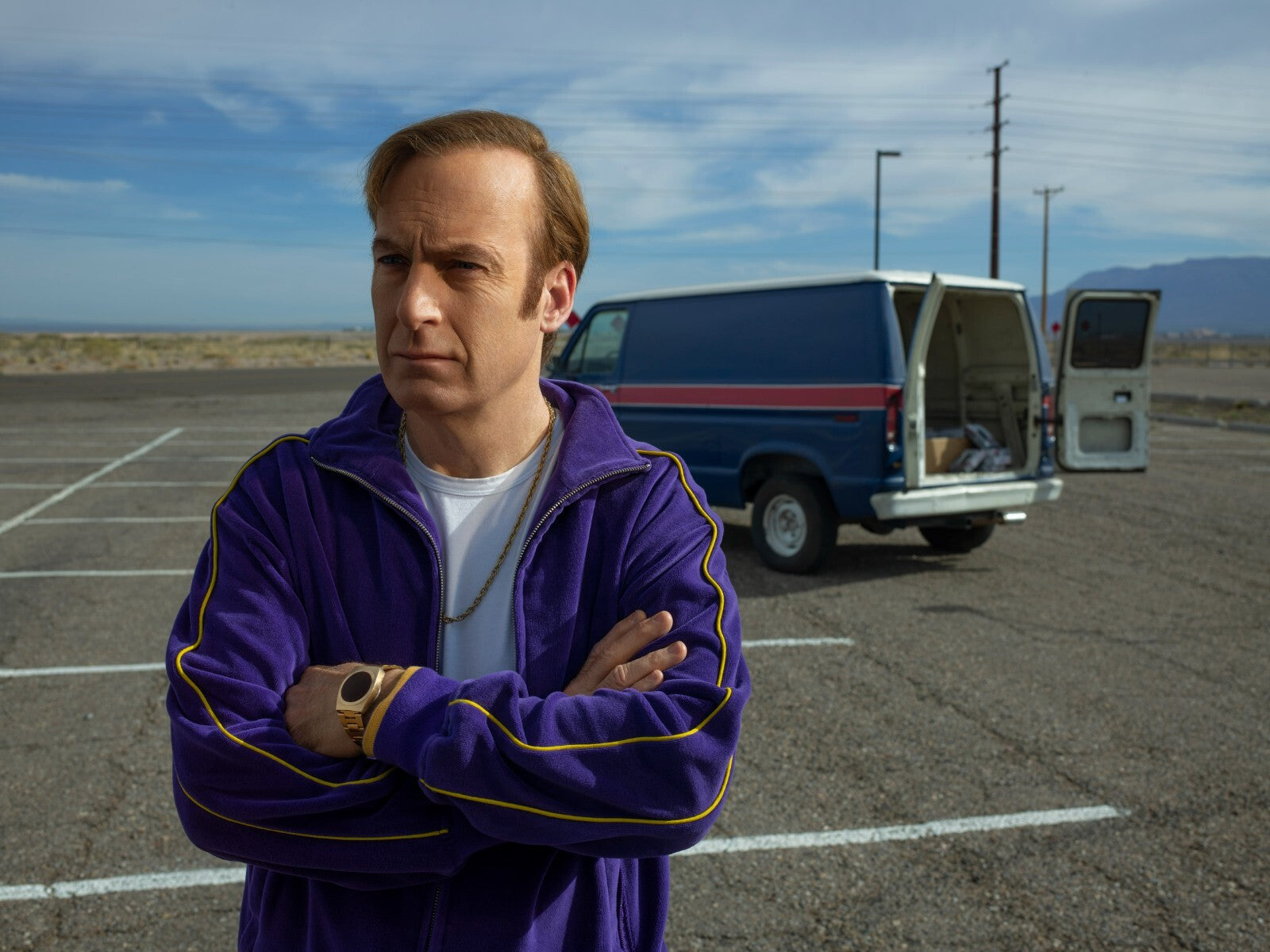 Better Call Saul Goodman | Purple Tracksuit Poster | TV Show Wall Art - Movies & TV Poster