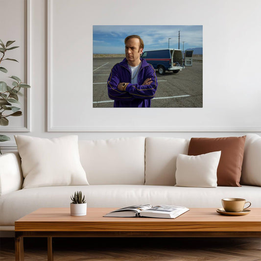 Better Call Saul Goodman | Purple Tracksuit Poster | TV Show Wall Art - Movies & TV Poster