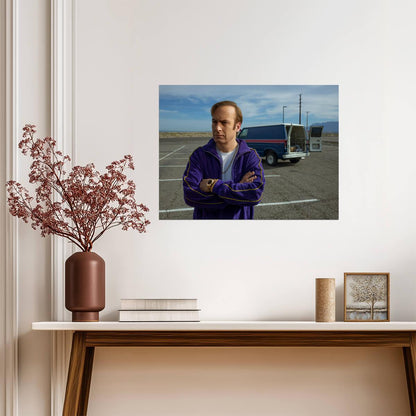 Better Call Saul Goodman | Purple Tracksuit Poster | TV Show Wall Art - Movies & TV Poster