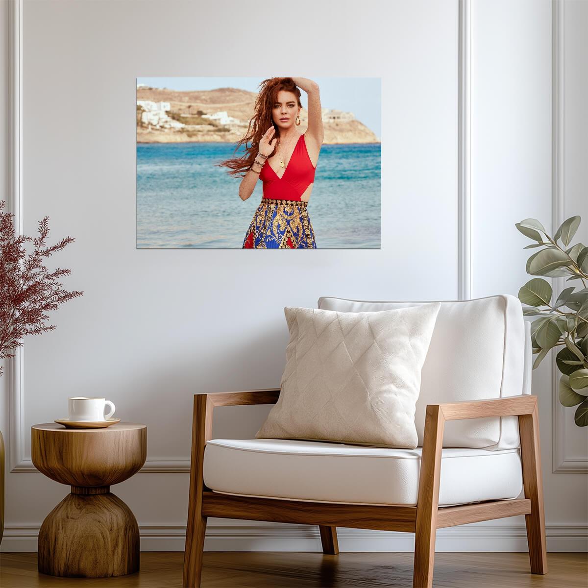 Lindsay Lohan Wall Art | American Actress Poster - Celebrities Poster