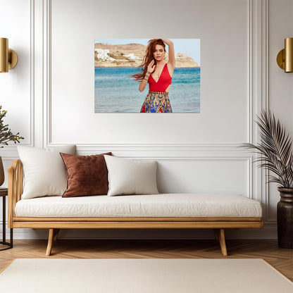 Lindsay Lohan Wall Art | American Actress Poster - Celebrities Poster