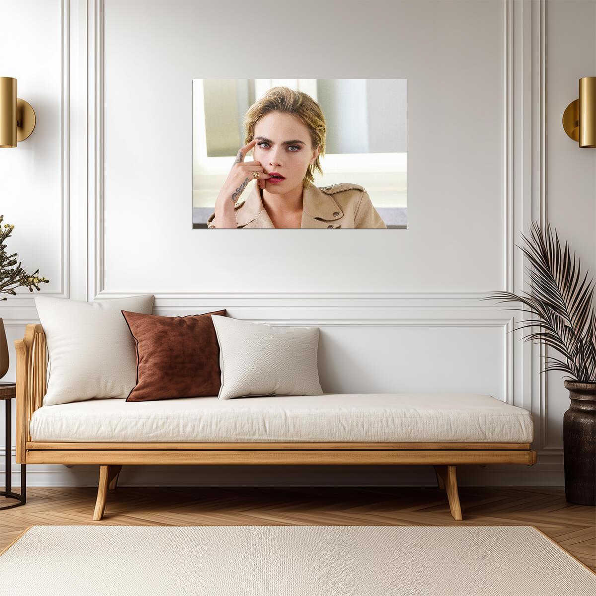 Cara Delevingne | British Model | Modern Wall Poster - Celebrities Poster