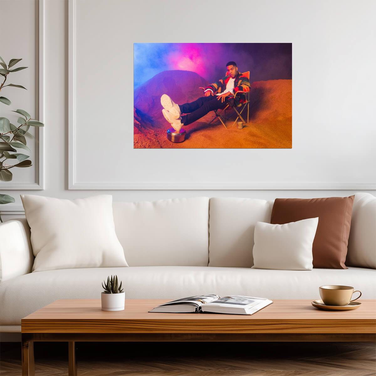 Kid Cudi Poster | Rap Music Print - Music Poster