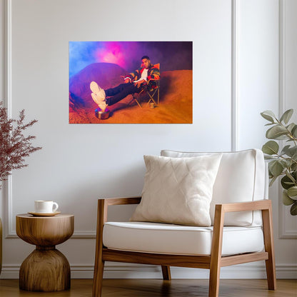 Kid Cudi Poster | Rap Music Print - Music Poster