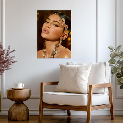 Kylie Jenner Wall Art | American Model Poster - Celebrities Poster