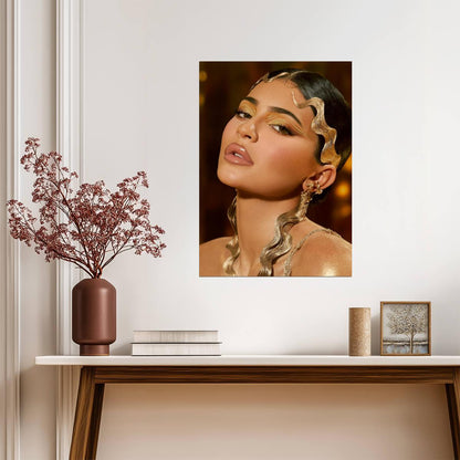 Kylie Jenner Wall Art | American Model Poster - Celebrities Poster