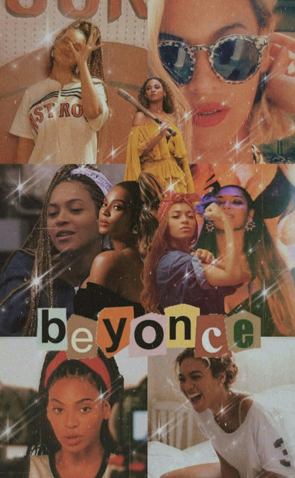 Beyonce Vintage Collage | Retro Aesthetic Music Art | Pop Star Fan Poster - Music Poster