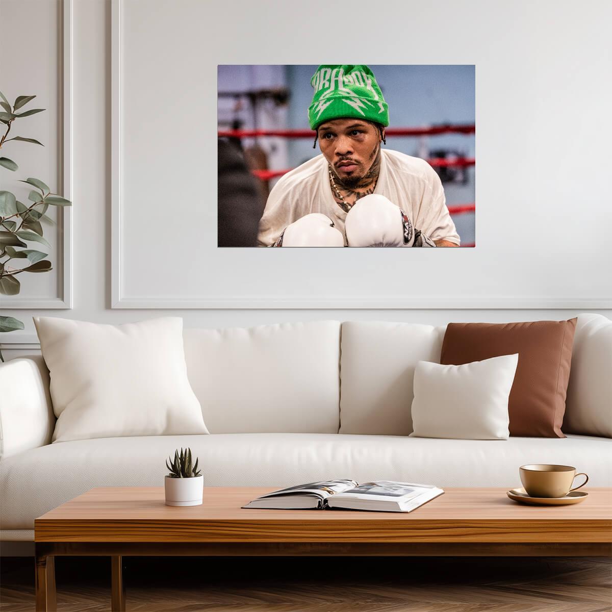 Gervonta Tank Davis World Champion | Boxing Poster | Intense Training Photo - Sports Poster