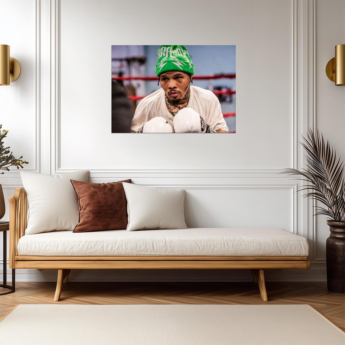 Gervonta Tank Davis World Champion | Boxing Poster | Intense Training Photo - Sports Poster