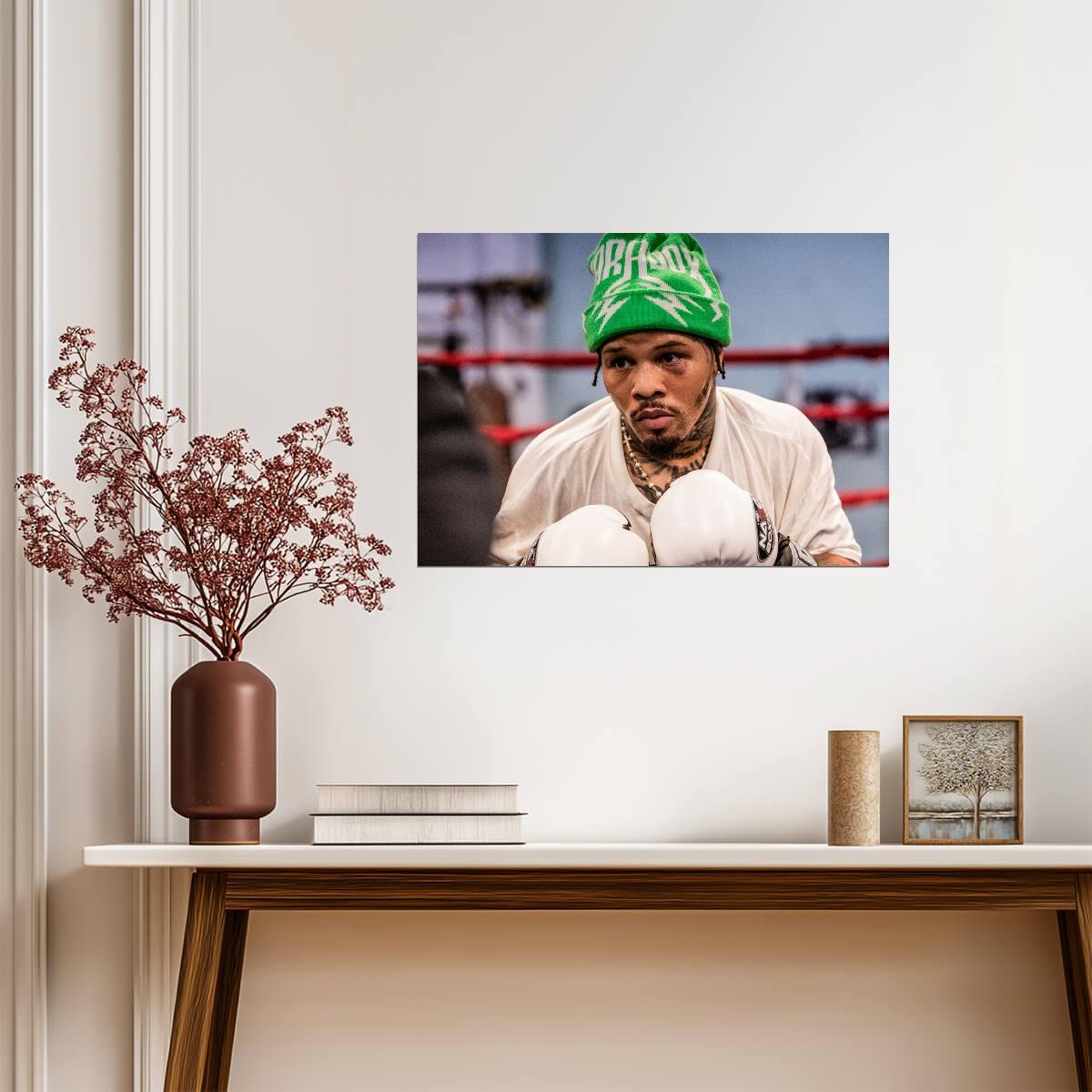 Gervonta Tank Davis World Champion | Boxing Poster | Intense Training Photo - Sports Poster