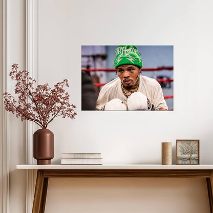 Gervonta Tank Davis World Champion | Boxing Poster | Intense Training Photo - Sports Poster