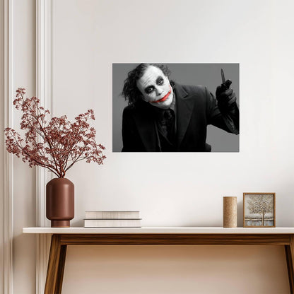 Joker Heath Ledger Poster | Movie Wall Art - Movies & TV Poster