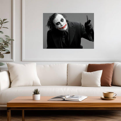 Joker Heath Ledger Poster | Movie Wall Art - Movies & TV Poster