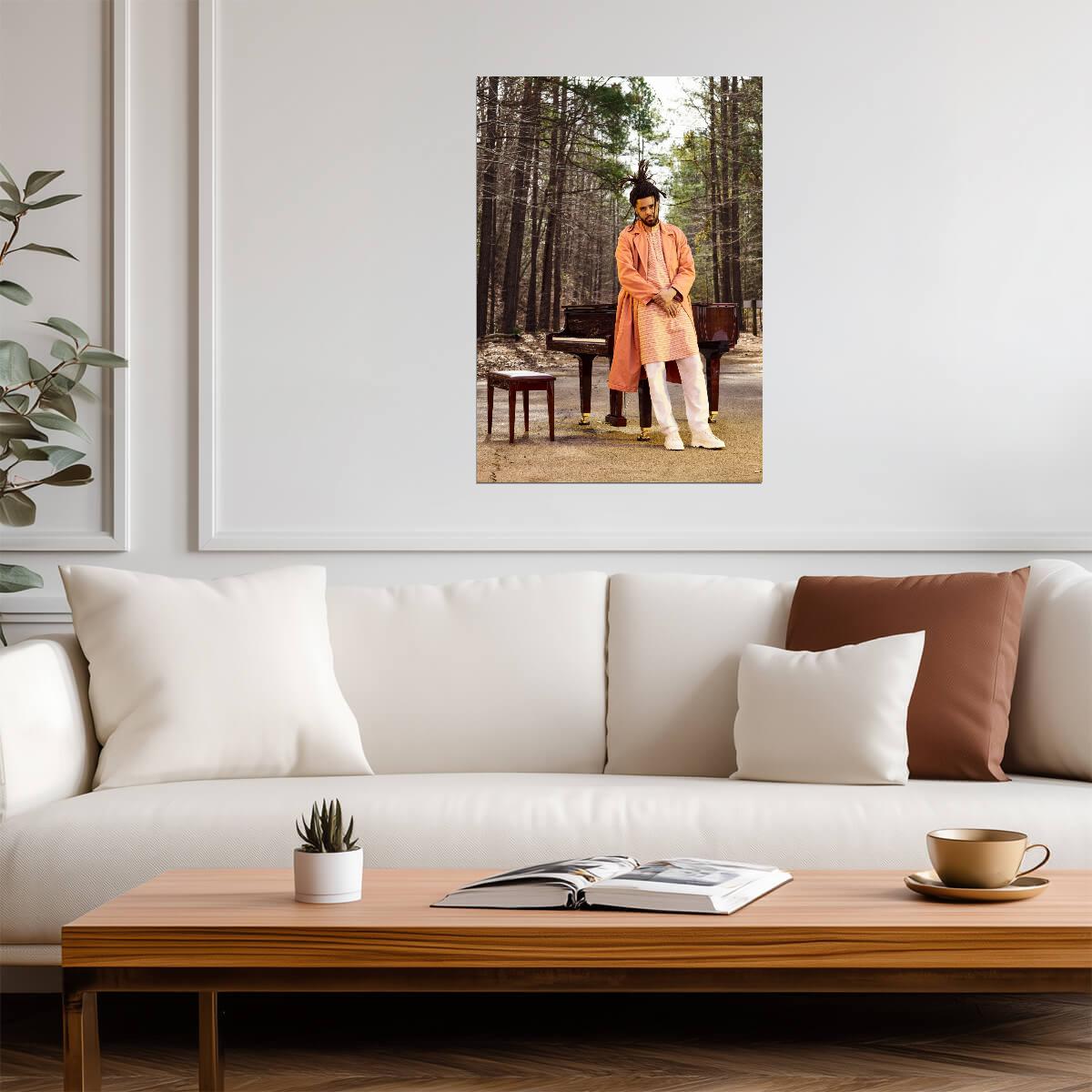J Cole | Hip Hop Artist | Rapper Poster - Music Poster
