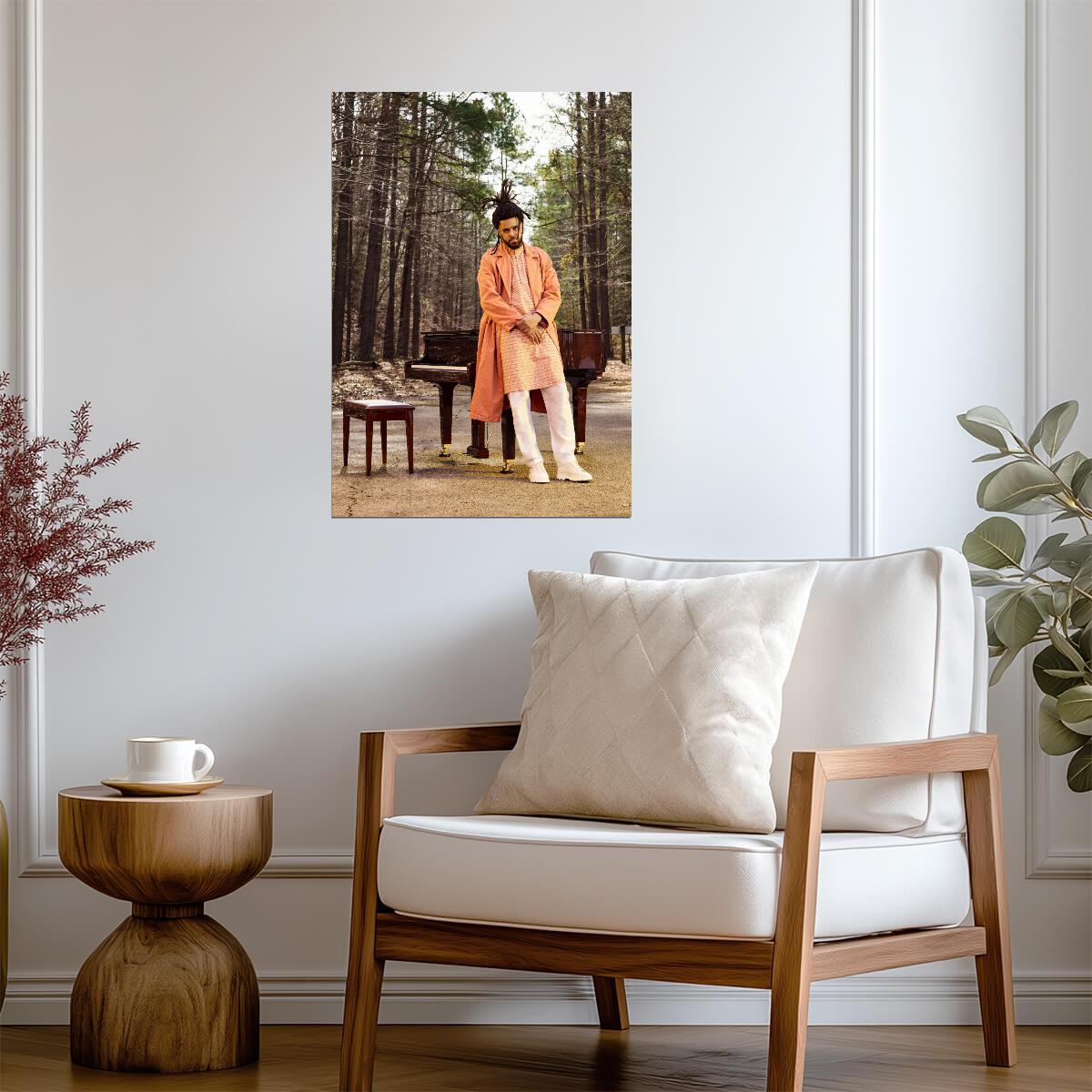 J Cole | Hip Hop Artist | Rapper Poster - Music Poster