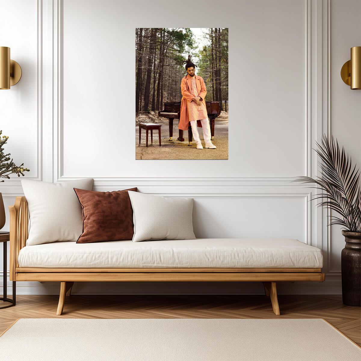 J Cole | Hip Hop Artist | Rapper Poster - Music Poster