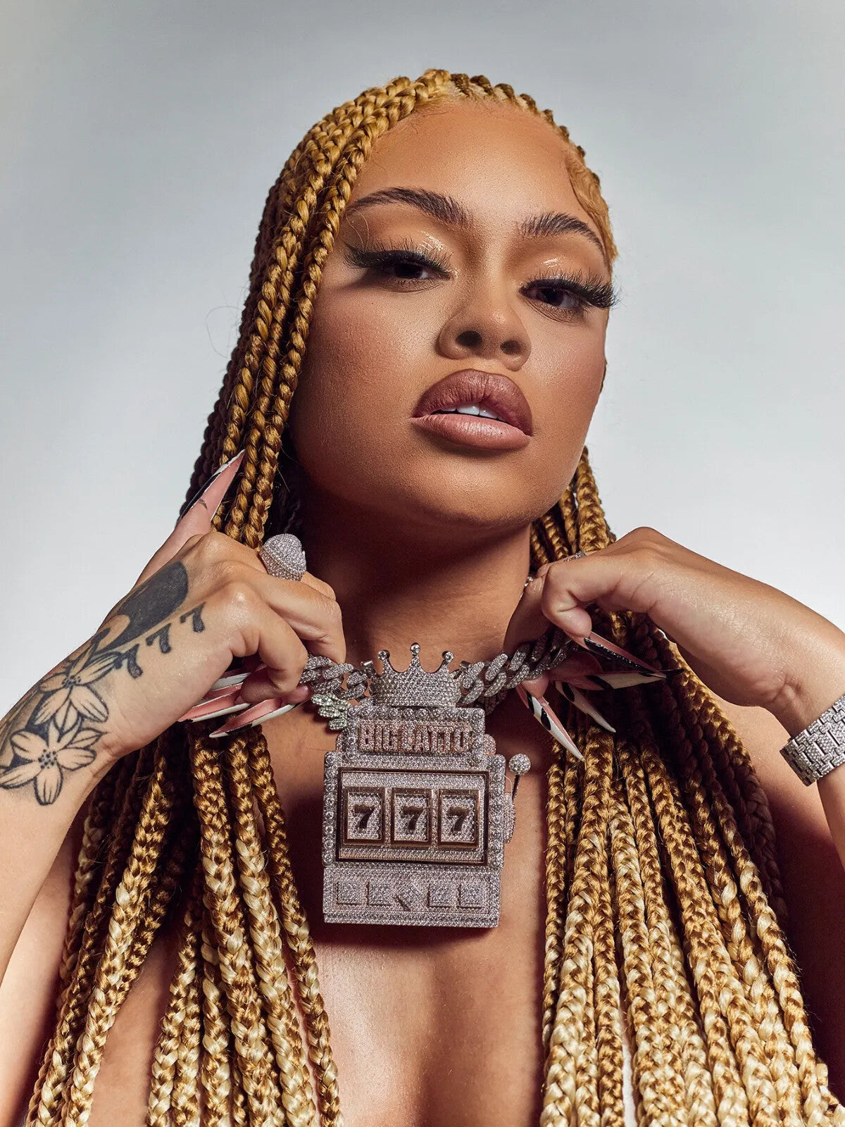 Latto 777 Album Inspired Art | Hip Hop Music Poster | Female Rapper Portrait - Music Poster