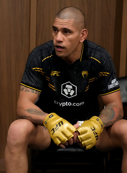 Alex Pereira with UFC Champion Gloves | MMA Fighter Poster | Combat Sports Legend Art - Sports Poster