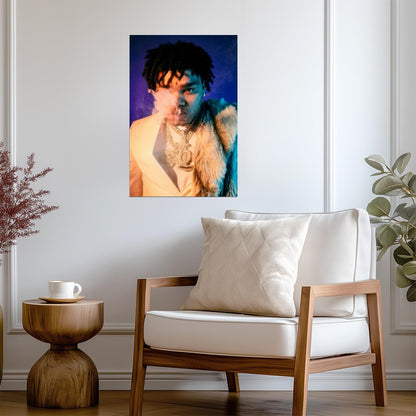 Rapper NoCap Portrait | Music Poster | Hip Hop Fan Gift - Music Poster