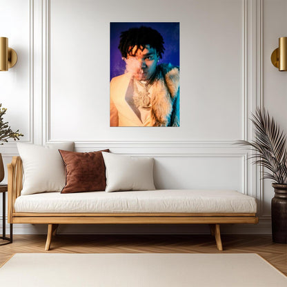 Rapper NoCap Portrait | Music Poster | Hip Hop Fan Gift - Music Poster