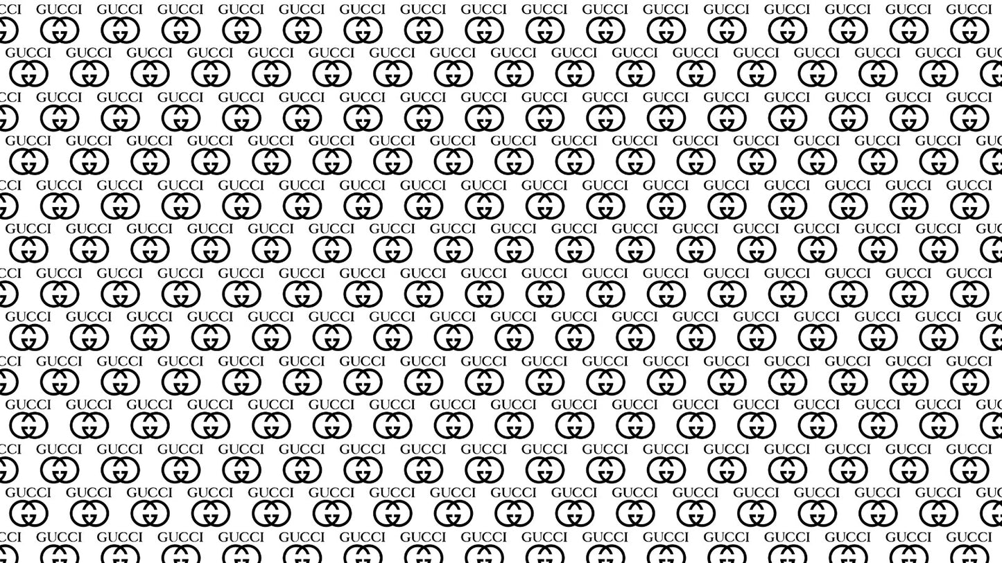 Gucci | Black and White Design | Fashion Poster - Graphic & Art Poster
