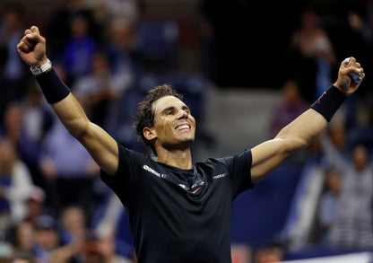 Rafael Nadal Victory Celebration | Tennis Legend Poster | Motivational Sports Photography - Sports Poster