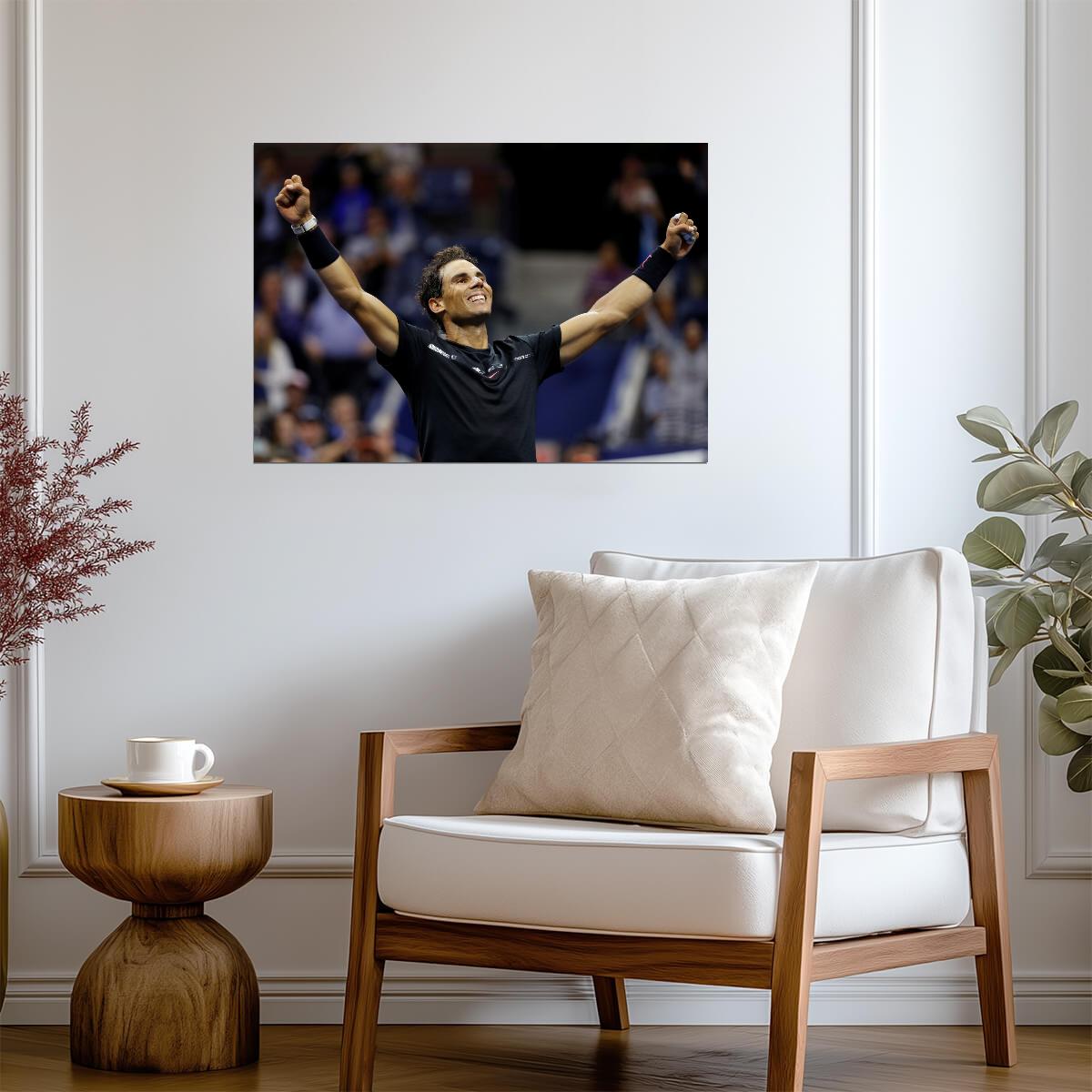 Rafael Nadal Victory Celebration | Tennis Legend Poster | Motivational Sports Photography - Sports Poster