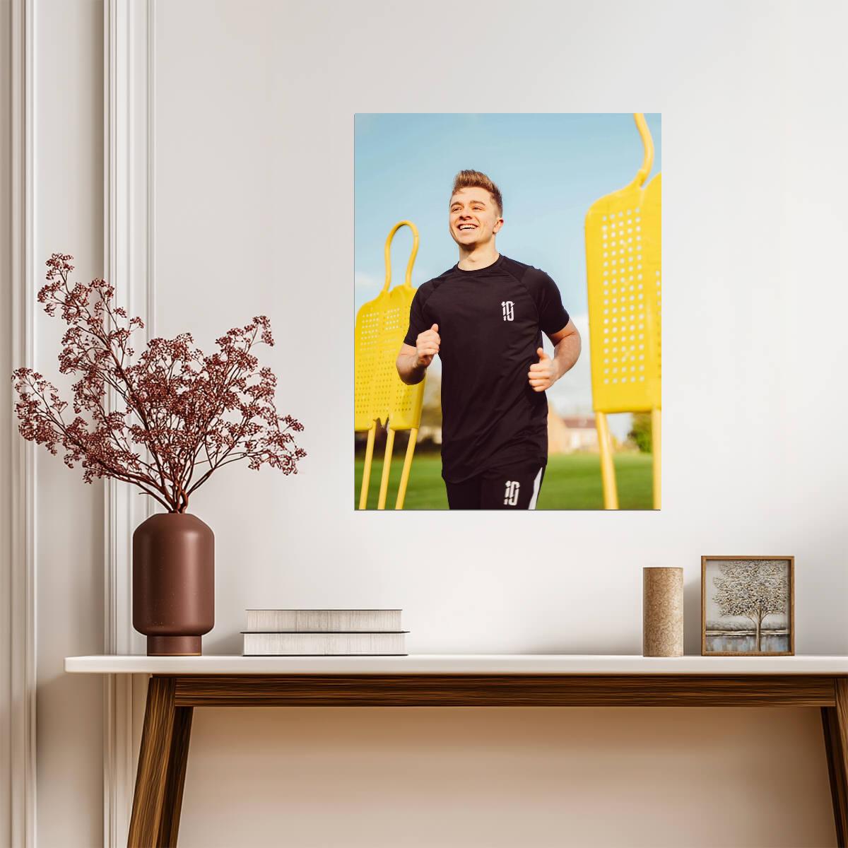 ChrisMD Training Session | YouTube Star Poster | Sidemen Football Fan Gift - Celebrities Poster