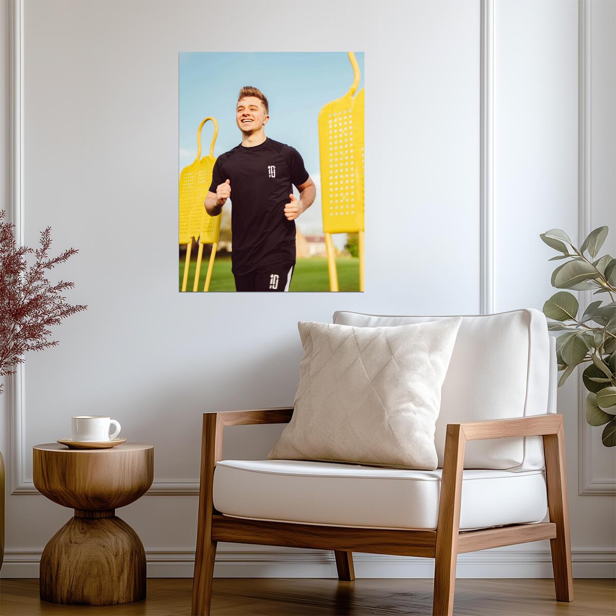 ChrisMD Training Session | YouTube Star Poster | Sidemen Football Fan Gift - Celebrities Poster
