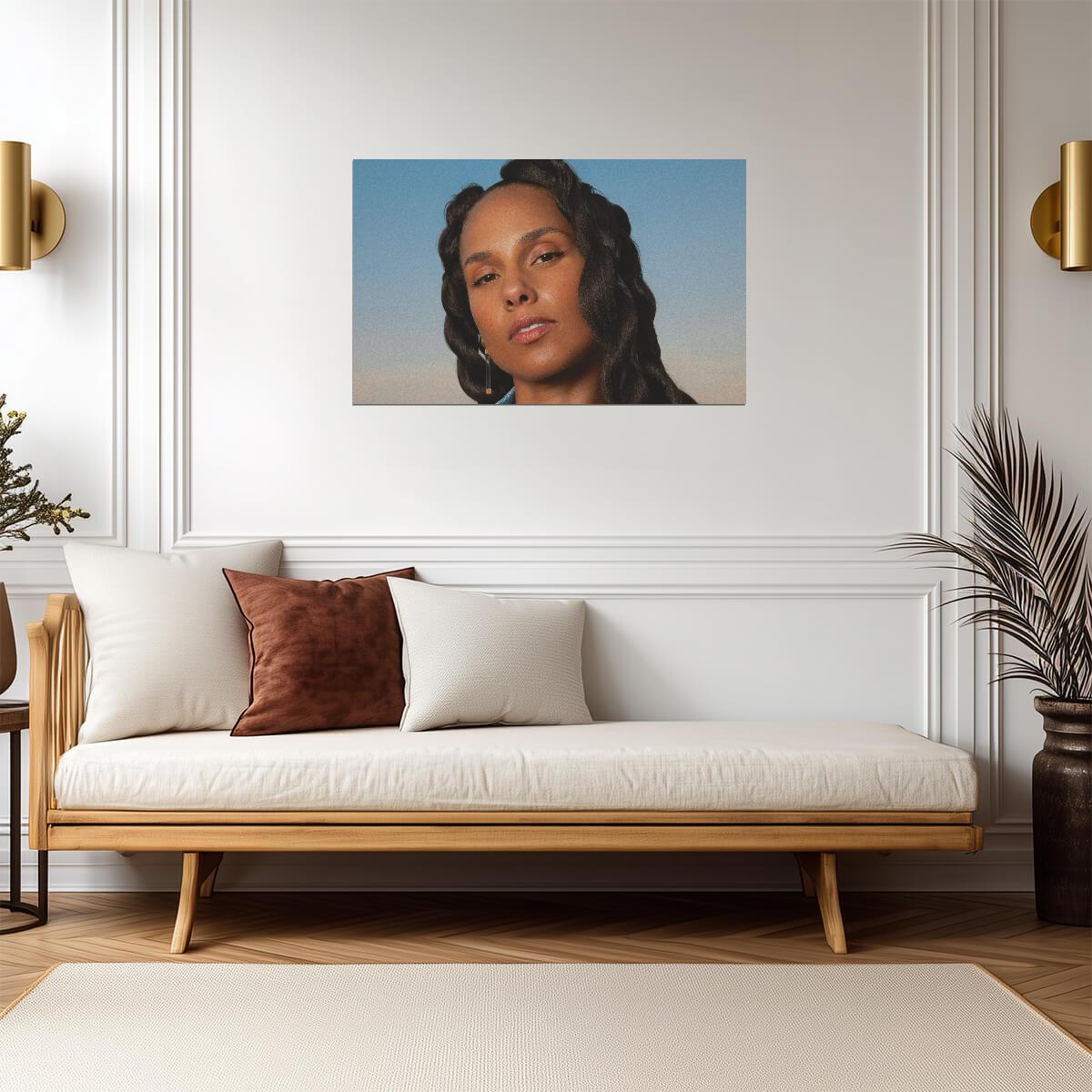 Alicia Keys | Soul Music Artist | Singer Songwriter Poster - Music Poster