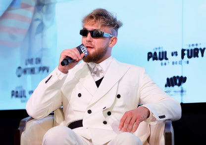 Jake Paul White Suit Press Conference | Boxing Poster | The Problem Child Art - Sports Poster