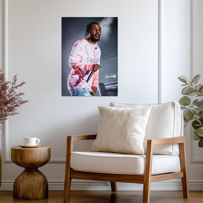 Kendrick Lamar Poster | Live Concert Rap Print - Music Poster